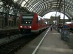 RE3784 von Dresden Hbf.nach Nrnberg Hbf.bei der Ausfahrt im Bahnhof Dresden.(15.08.09)